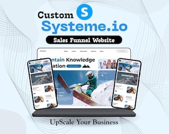 Custom Systeme.io Funnel Website | For Course Selling Coaches, Entrepreneurs, Agencies, Businesses | Lead Generation & Sales Funnels
