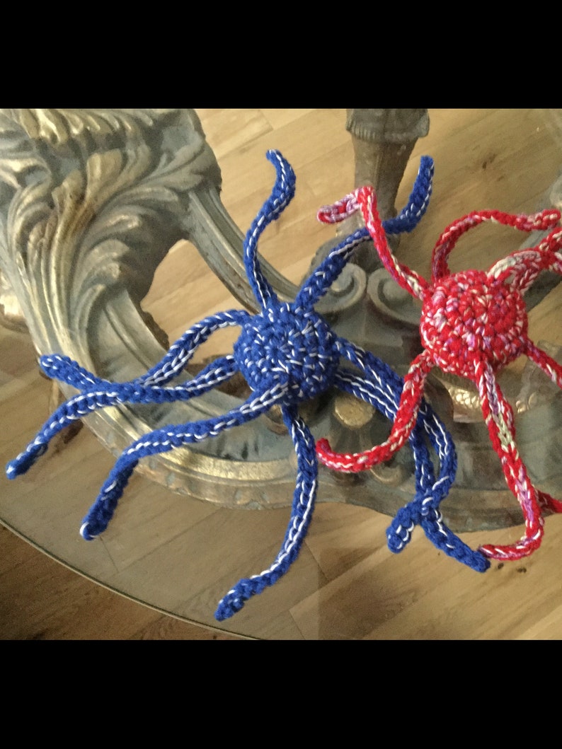 Cat Toy Premium Catnip Filled Spider Thing Handcrafted Crocheted Etsy.de