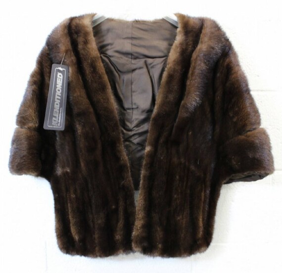 Vintage Mink Fur Wrap / Cape / Shrug / Stole