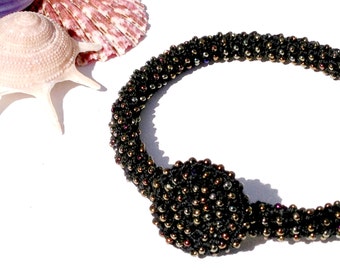 Beaded Crochet Bracelet - FREE SHIPPING