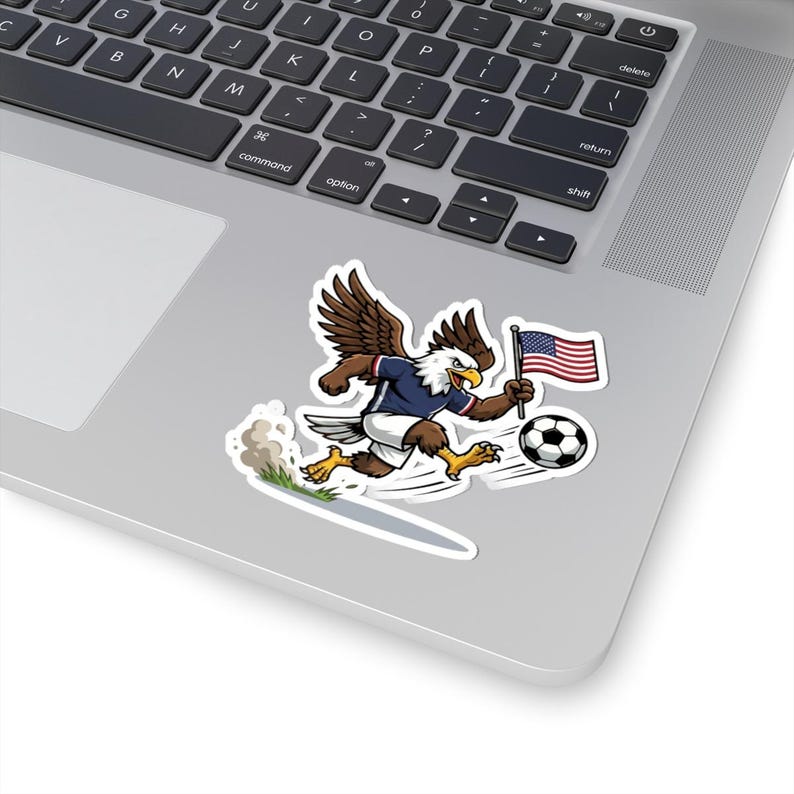 Bald Eagle USMNT Soccer Sticker | 2026 World Cup Patriotic Mascot image 3