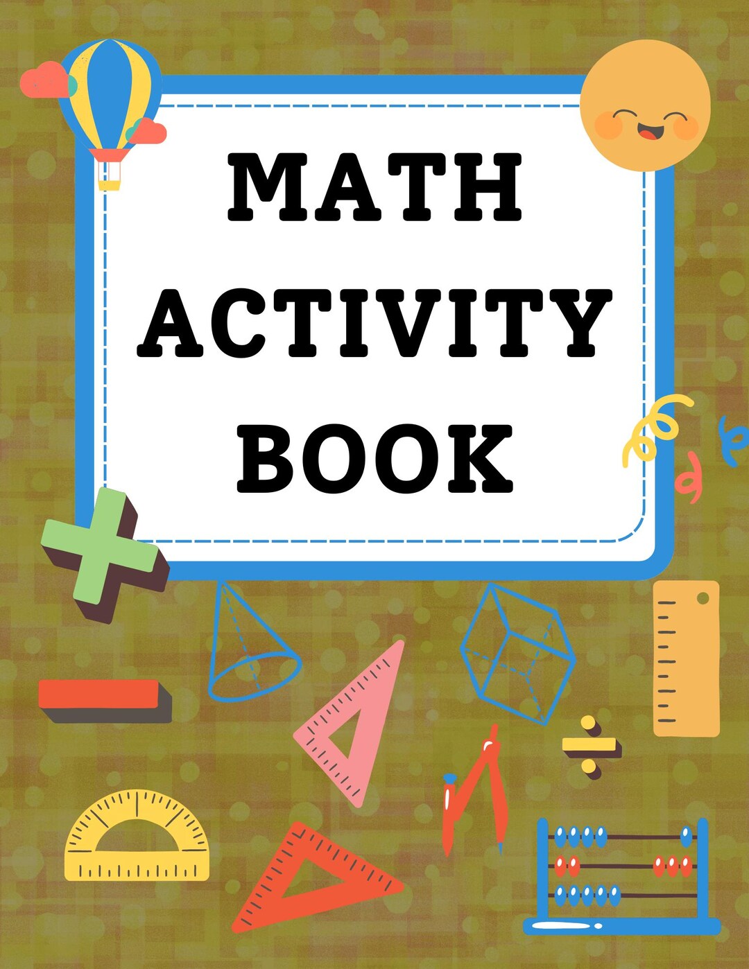 Maths Activity Book for Kids - Etsy
