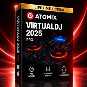 Virtual DJ 2025 Pro Infinity-software | Levenslange toegang: direct downloaden