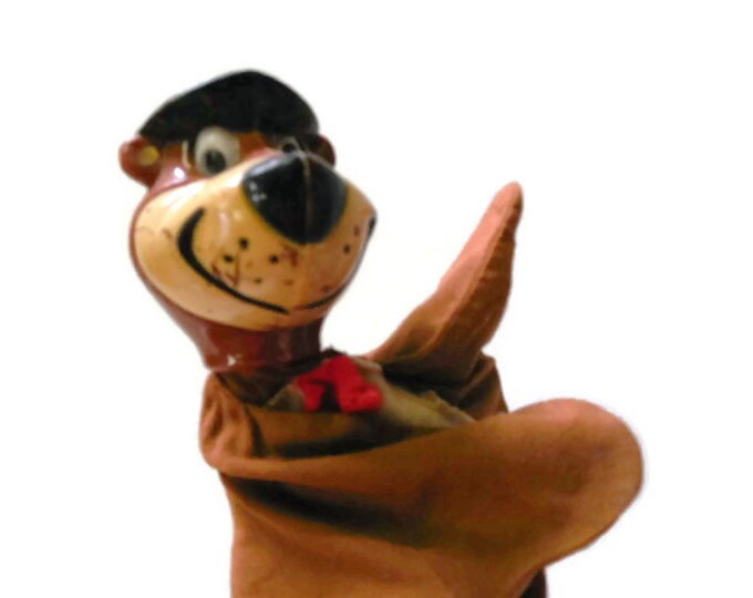 VTG Yogi Bear Hand Puppet Smarter Than the Average Bear Etsy