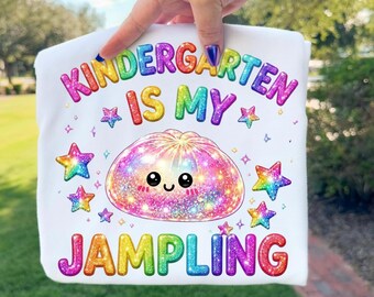 Zweite Klasse ist mein Jampling (PNG) | Lehrerin der zweiten Klasse (PNG) | Niedliches Dumpling-Lehrer-Sublimationsdesign | Schulanfangs-Shirt (PNG)