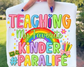 Mein Lieblingskind unterrichten, Kinder Para Life PNG, Paraprofessionelles Shirt-Design, Lehrerhelfer PNG, Kindergarten Para Geschenk, Schulpersonal Design