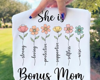 Bonus Mom PNG, Floral Mom PNG Design, Mom png, Mama Doodles Png, Mama PNG, Preppy Mama Png, Geschenk für Mama, Mütter