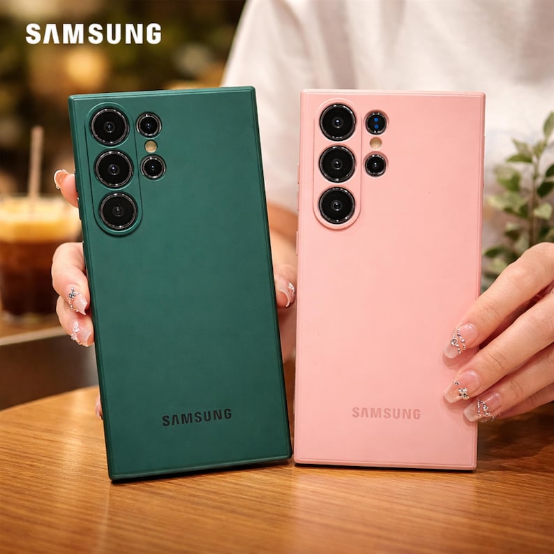 Luxury Matte Liquid Silicone Phone Case for Samsung Galaxy S25, S24, S26 Ultra, S23, S22 Plus, S21 FE - Shockproof Protection image 1
