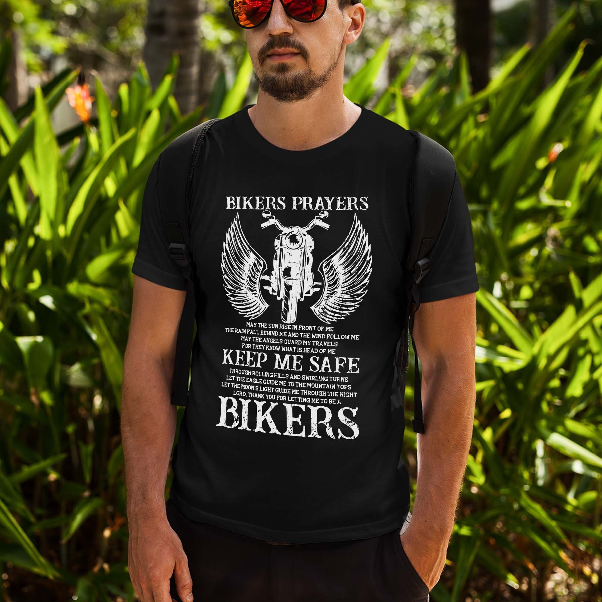 biker prayer shirt