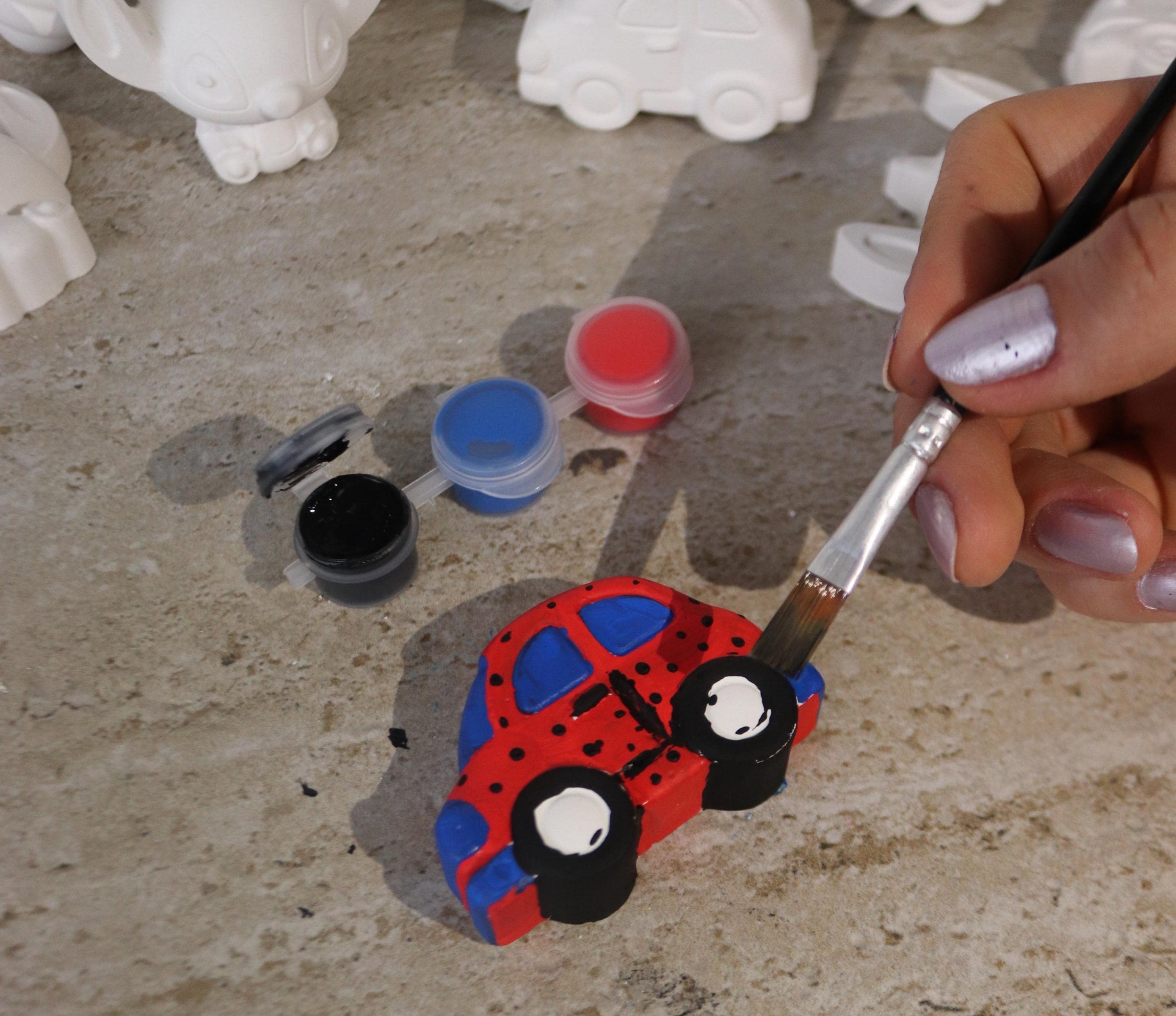 Paint Your Own Plaster Figures Kit – Kids Craft Activity Set, Fine ...
