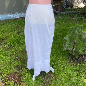 Antique Edwardian Romantic Petticoat Skirt with Lace Insert and Bottom Ruffle, Fashionista Vintage Lover Gift, For Her, Historical Clothing,