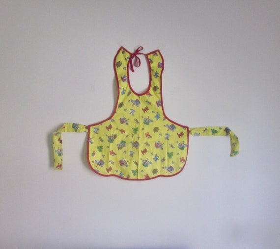 VintageChild'sFeedsack Apron,Feedsack Apron,Vintag