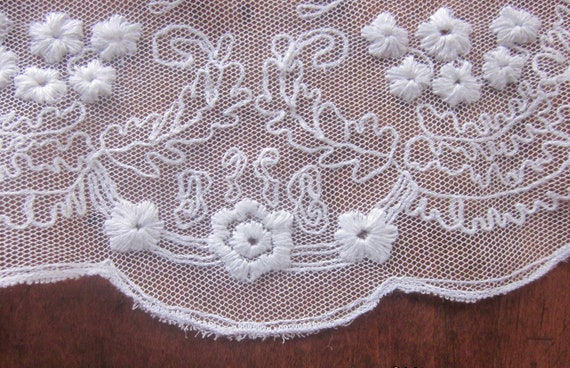 Antique Lace collar RBG Lace collar,Alencon Lace,… - image 2