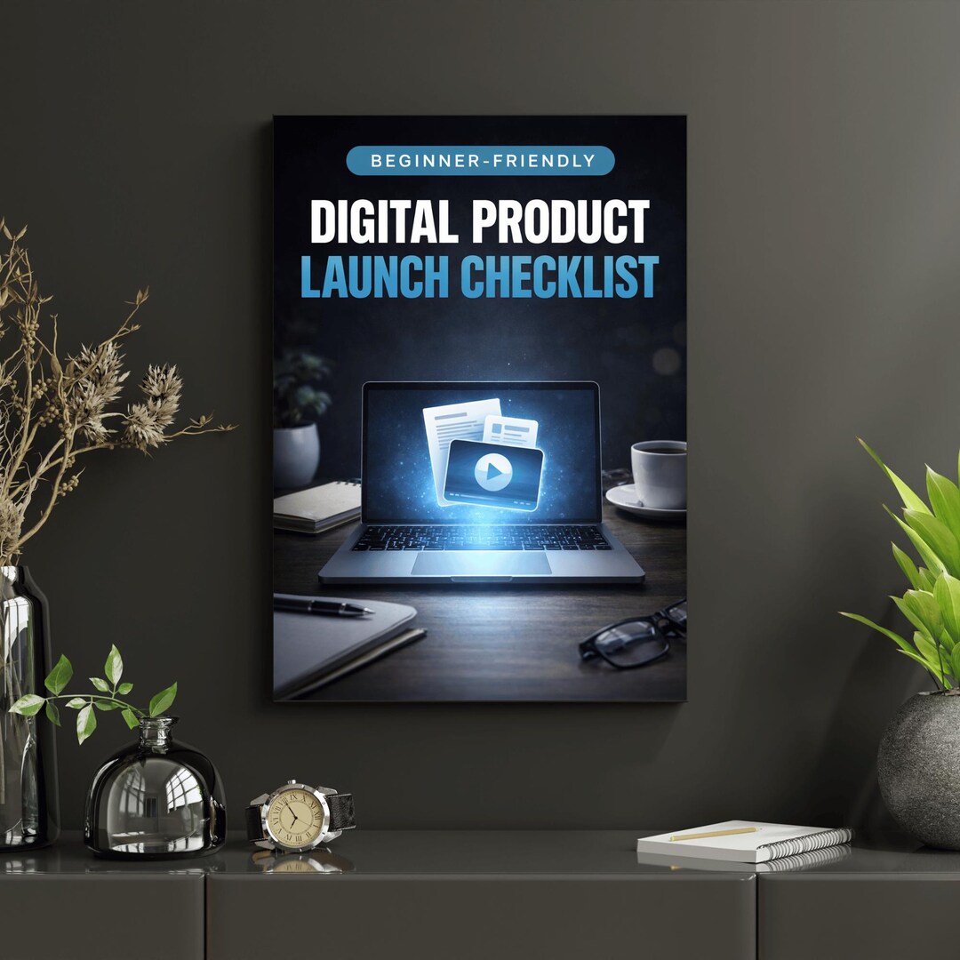 Digital Product Launch Checklist for Beginners | Online Business ...