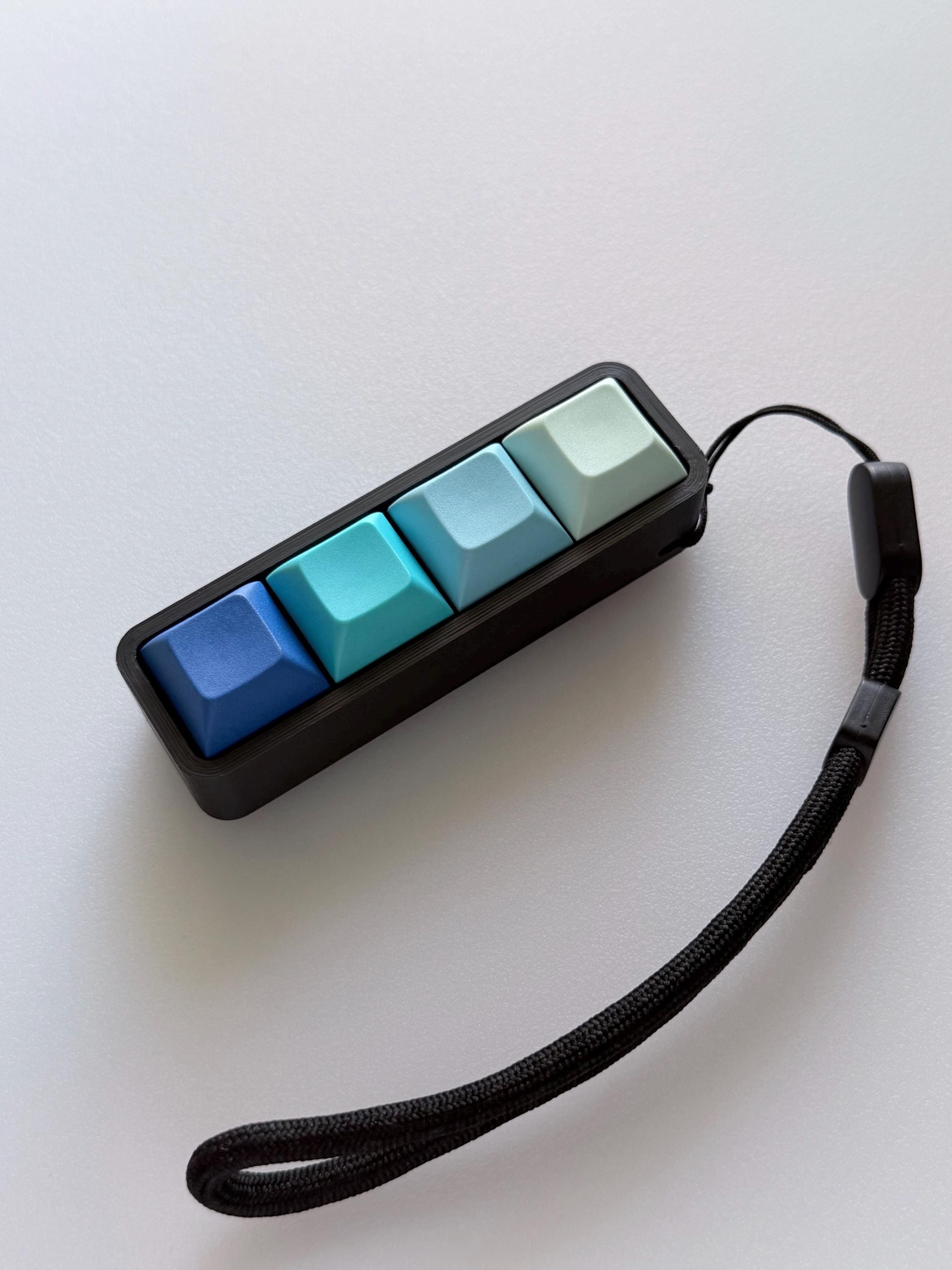 4 Key Mechanical Keyboard Clicker Fidget, ASMR, Stim Toy, Matte ...