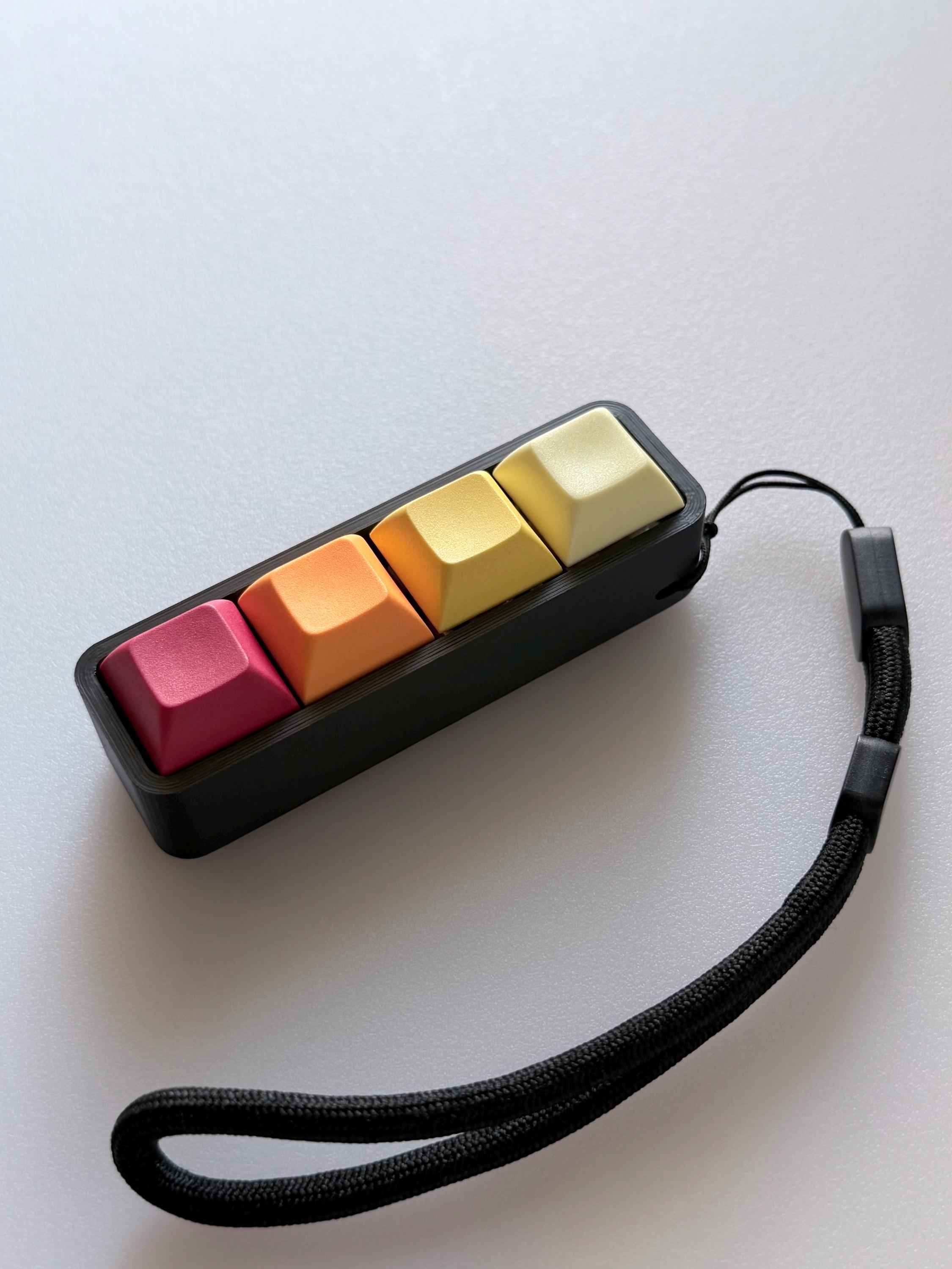 Asmr Clicker 4 Key Mechanical Keyboard Clicker Fidget, ASMR, Stim Toy, Matte ...