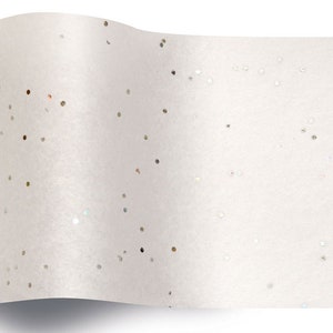 10 fogli di carta velina con pietre preziose di diamanti bianchi - 20" x 30" - Confezione regalo natalizia e decorazioni a tema pietre preziose