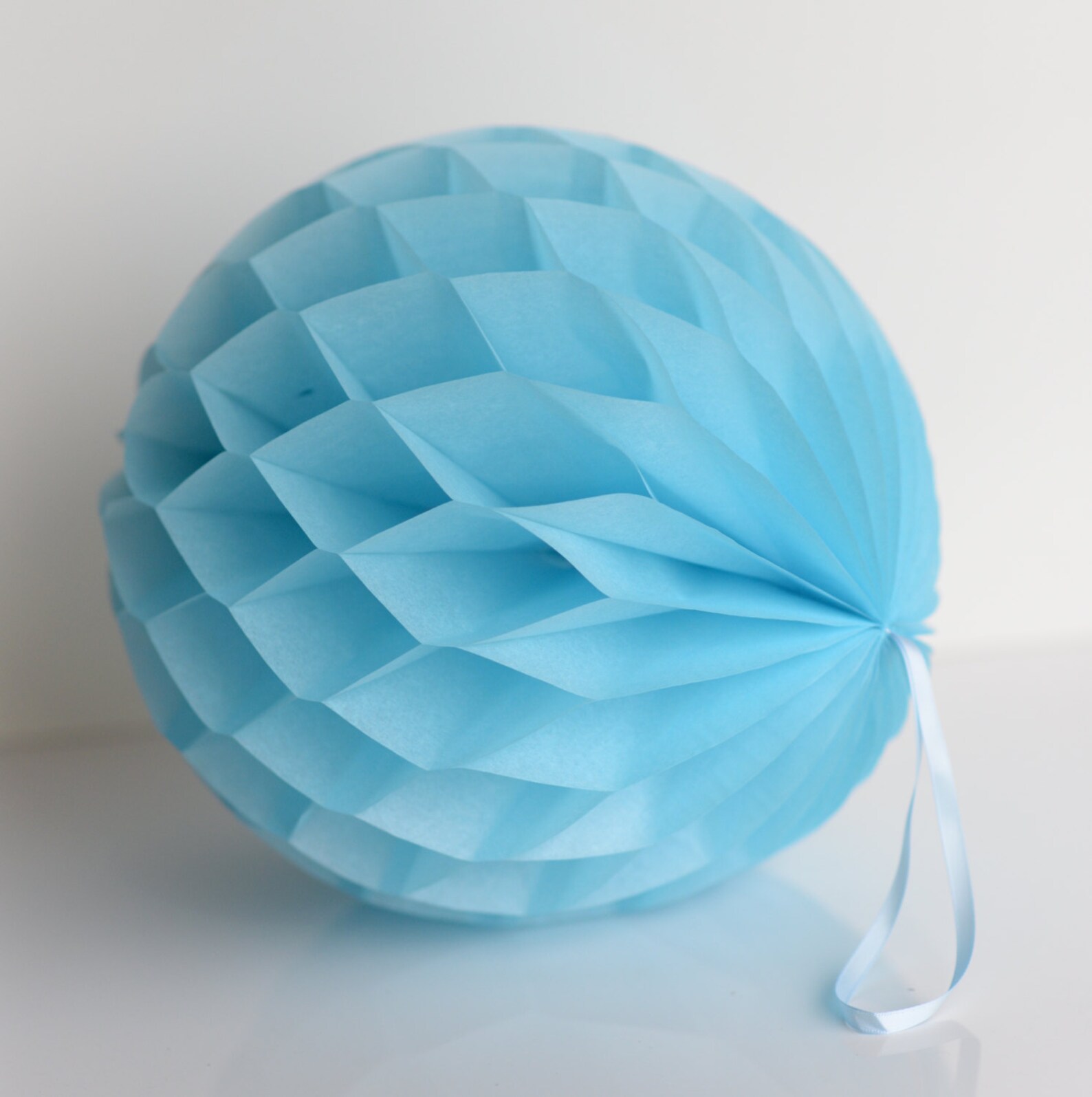 BABY BLUE Ball Blue Paper Pom Poms Boy Baby Etsy