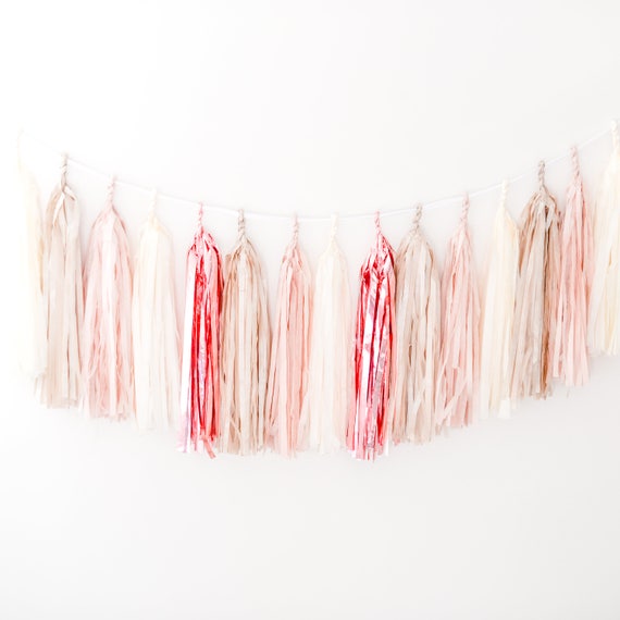 tassel garland backdrop