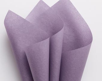 Dusty Purple Tissue Paper Sheets, Eco-Friendly Gift Wrapping