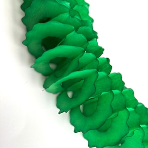 Ghirlanda di carta velina verde classica a nido d'ape per feste, 360 cm/11,8 piedi / festoni per feste riutilizzabili vintage per matrimonio, compleanno, baby shower