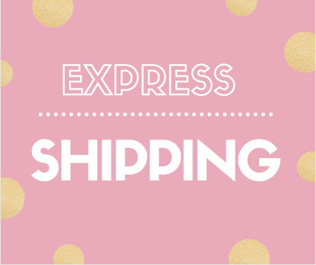 Express Shipping EU 1-2 Working Days Add to Your Order - Etsy