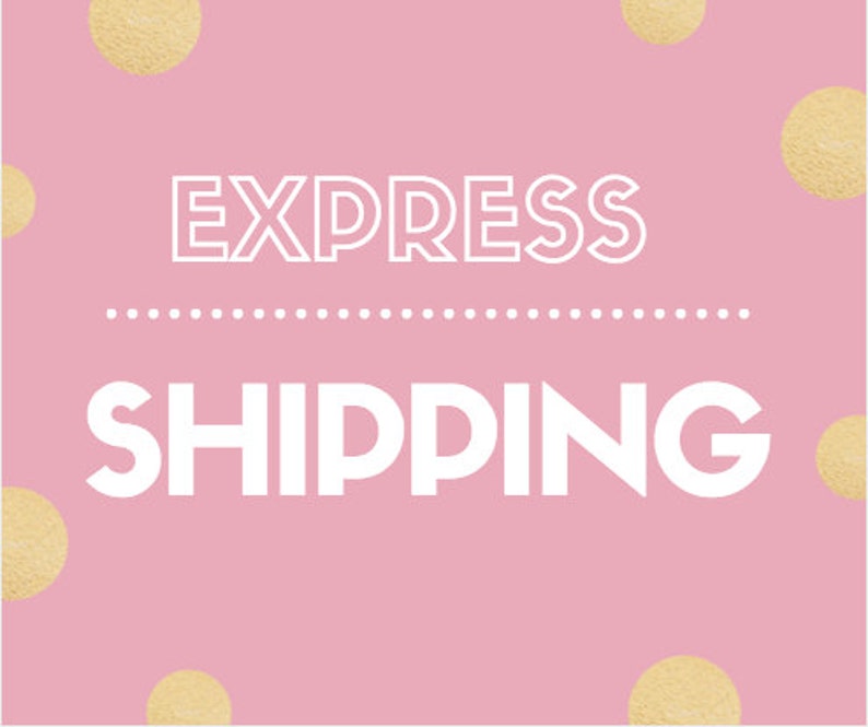 Express Shipping EU 12 Working Days Add to Your Order Etsy