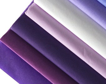 Tissue Paper sheets 10 sheets purple Lavender, lilac, iris, pansy, plum Gift Wrapping Paper, packaging, violet craft paper recycled retail