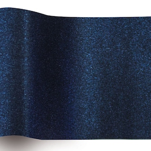 Fogli di carta velina blu navy scintillanti Texture blu notte scintillante Confezione regalo, artigianato fai da te, decorazioni per matrimoni, fodera per scatole regalo