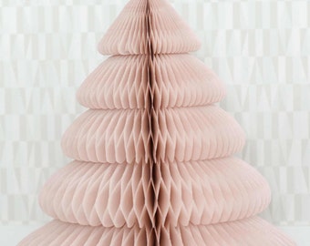 Large paper Christmas tree 45cm tall  | Xmas honeycomb decoration | Christmas decoration | New year decoration, custom colours