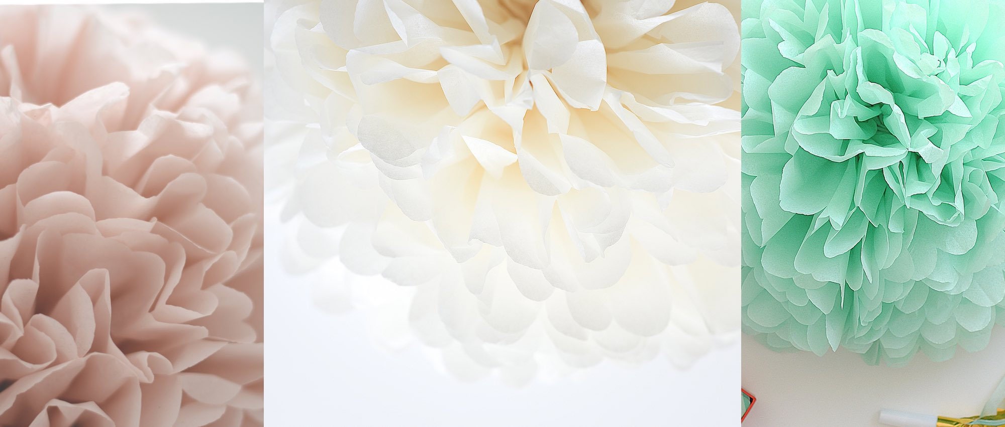 Lot De 20 Pompons En Papier De Soie Beige - Décoration Festive Pour Mariage, Anniversaire Et Fêtes