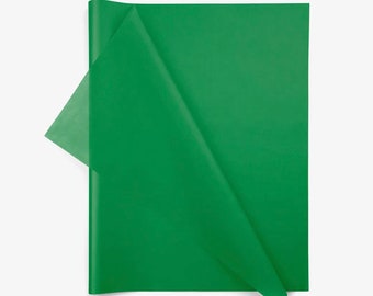 Kelly Green Tissue Paper Sheets 20x30 | Acid-Free Recycled Wrapping Paper | Gift Wrap, Packaging & Craft Paper, 20/50/100 Sheets