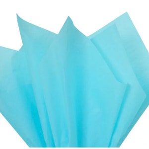 Fogli di carta velina celeste 20x30" Carta velina sfusa, Carta da regalo celeste Carta velina artigianale per matrimoni e compleanni Progetti fai da te