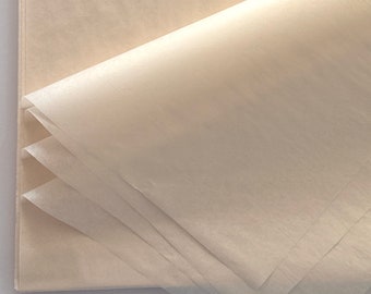 Premium quality French vanilla tissue paper sheets 20/50/100 large sheets 20x30 inches Gift Wrap crafts DIY