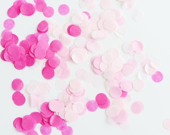 Pink paper confetti - Biodegradable confetti - Pink party confetti