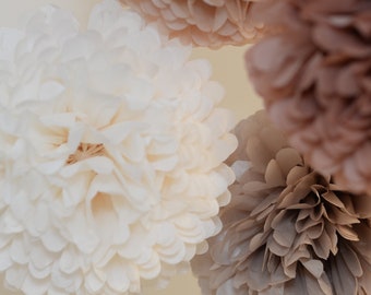 PomPom in Carta e Tulle per Feste, Compleanni e Party