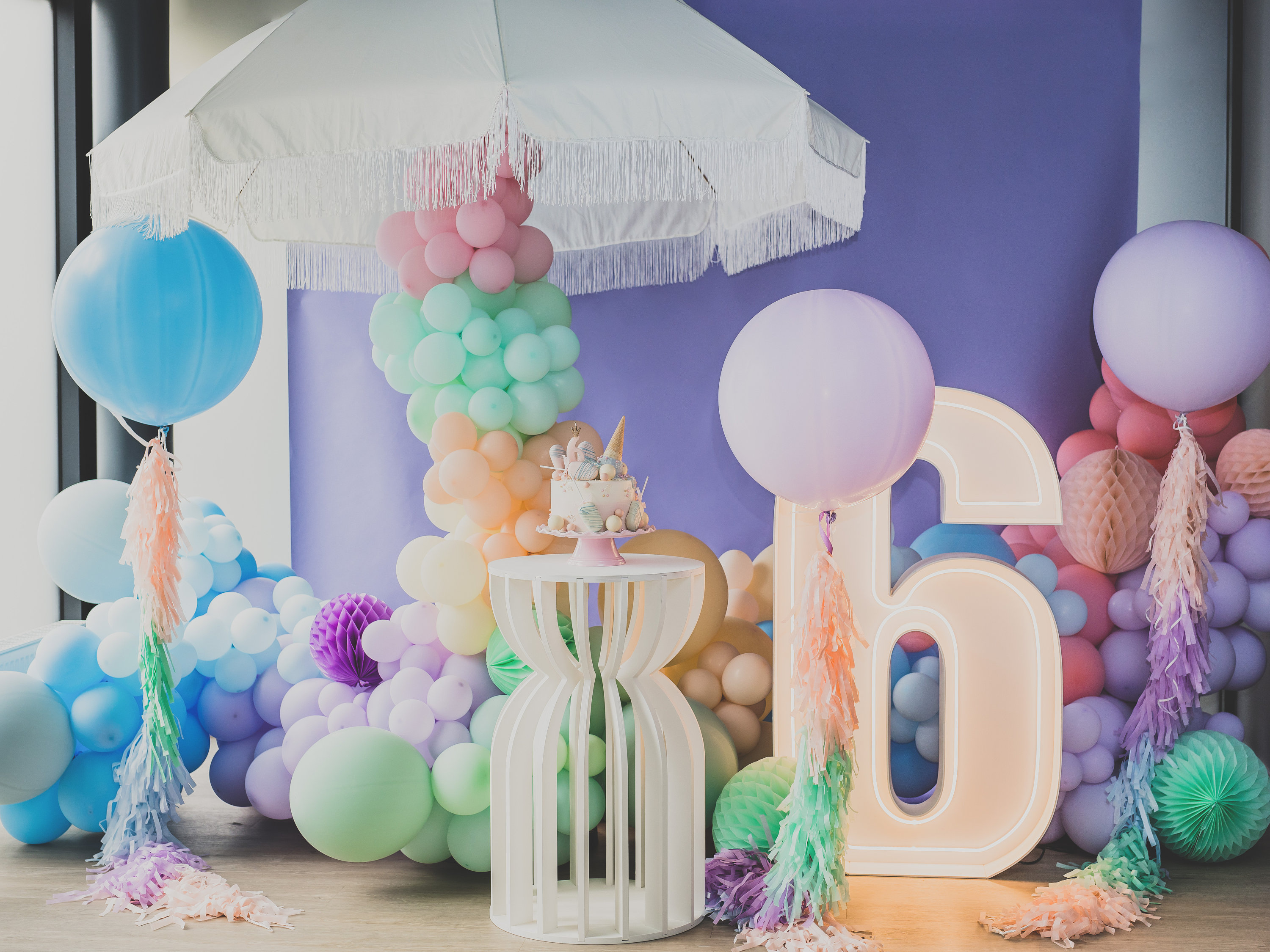 Giant Balloon with Tassels