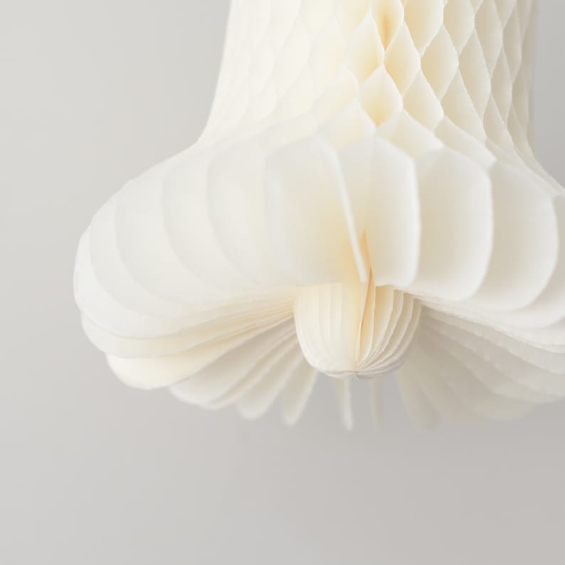 Tissue paper bell decoration bells Christmas Etsy