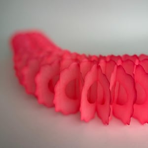 Ghirlanda di carta velina classica rosa chiaro a nido d'ape da 360 cm/11,8 piedi per foto di matrimonio, compleanno, baby shower, sfondo per parete, festoni riutilizzabili per feste