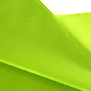Fogli di carta velina verde agrumi 20/50/100 formato grande 50 x 76 cm / 20x30" Carta da regalo verde lime senza acidi, artigianato, pompon, carta da imballaggio