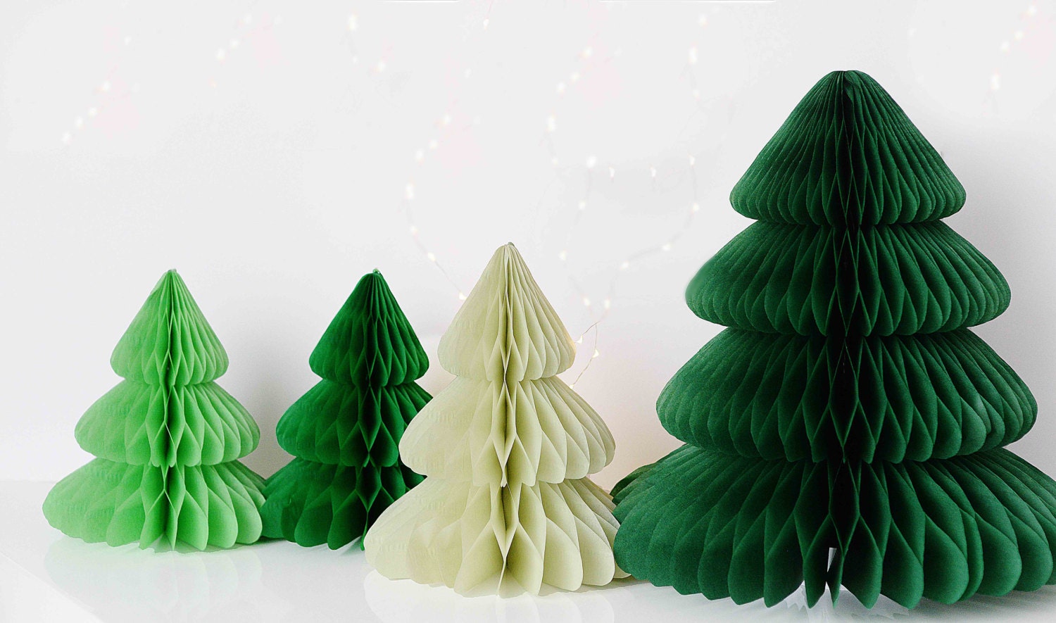 Tissue Paper Christmas Tree Set Paper Set Etsy UK