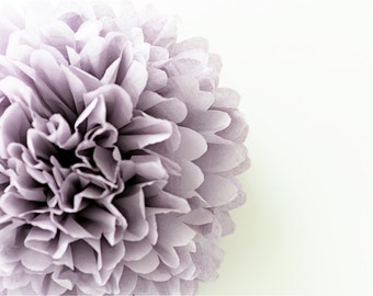 Paper pom pom in Dusty purple | Wedding decoration | Paper flower | Boho decor