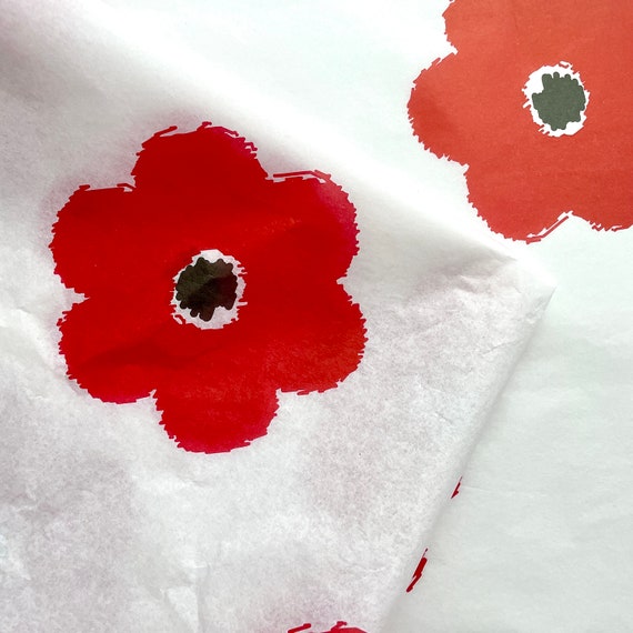 Flowers at Large Tissue Paper