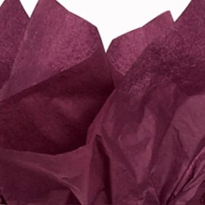 Fogli di carta velina Dubonnet Carta da regalo bordeaux di qualità premium 30x20" Carta artigianale senza acidi per imballaggio al dettaglio Carta velina marrone