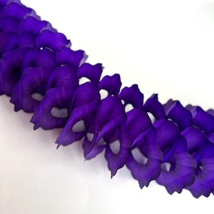 Ghirlanda di carta in stile vintage – Sfondo viola per feste, decorazioni per la cameretta dei bambini, 1° compleanno, matrimonio e decorazione ecologica riutilizzabile per feste