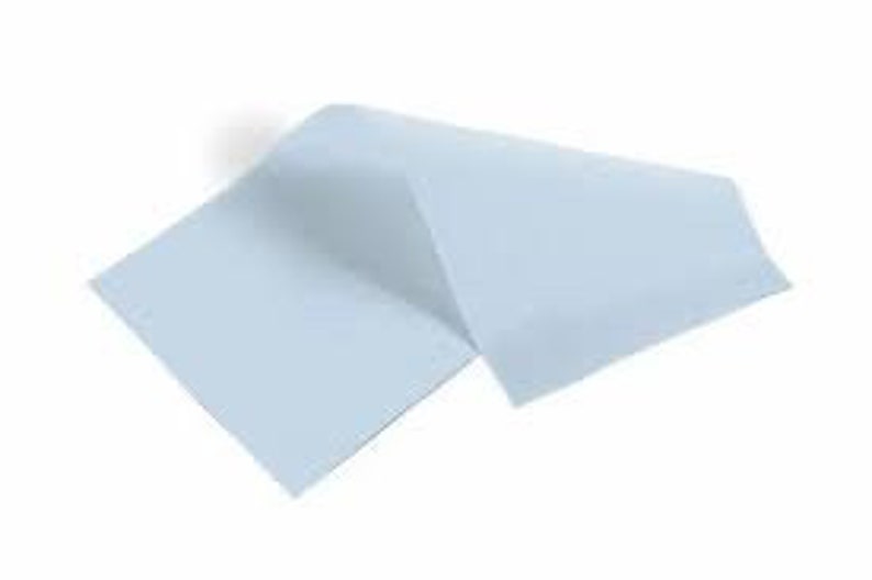 Blue breeze tissue paper sheets 20/50/100 pale blue gift wrap paper, 50X75CM Recycled retail packaging Kids DIY Arts Crafts Premium quality image 6