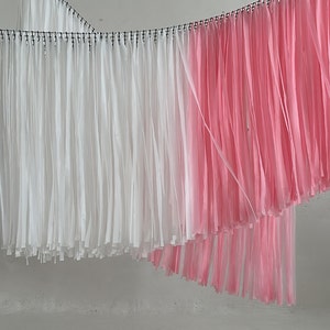 Handmade Ceiling Fringe: Pastel Party Decor