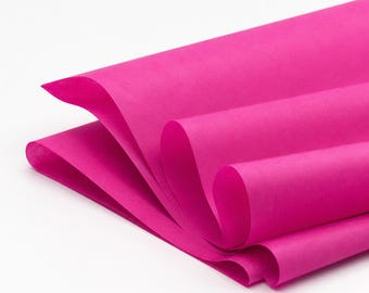 Hot Pink Tissue Paper Sheets Recycled Gift Wrap Paper 20, 50 or 100 Sheets