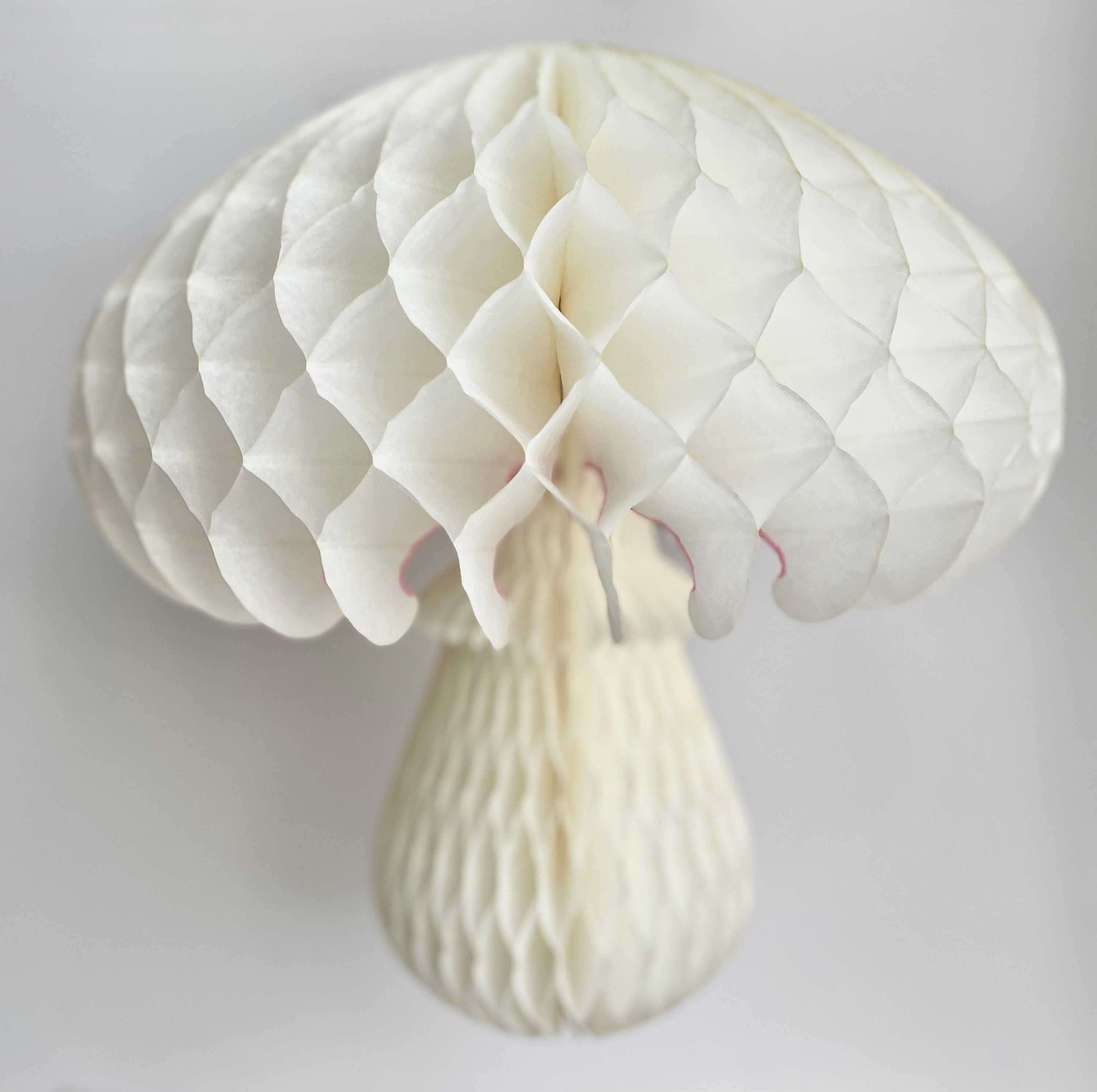 Abaodam Wedding Decor Wedding Decor Wedding Decor 3Pcs 3D Mushroom Shaped  Honeycomb Paper Mushroom Honeycomb Ornament for Birthday Party Supply, 30cm