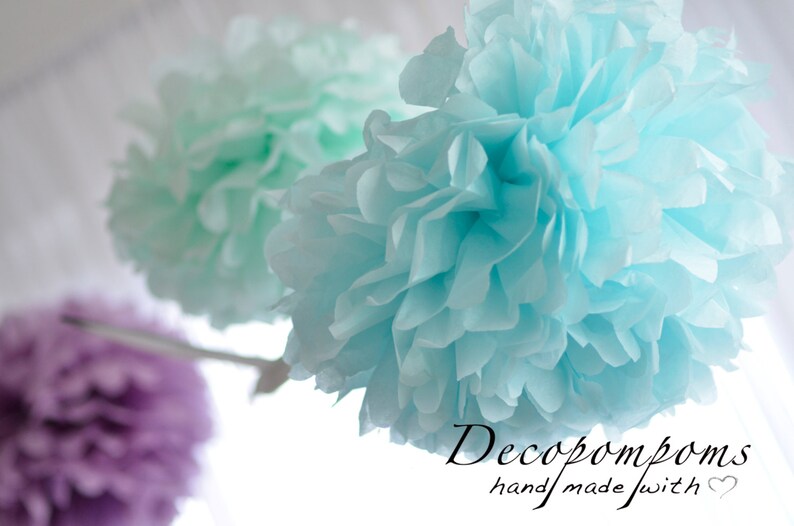 Extra Large Paper Pom Poms Tissue Pom Poms 19 / 49cm Etsy